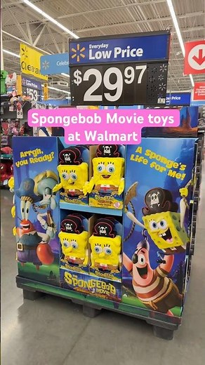 Spongebob Movie toys at Walmart 🩷 #walmart #walmartfinds #spongebob #spongebobsquarepants #fyp