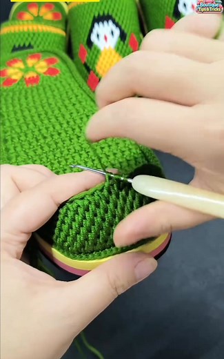 DIY Making Beautiful Woolen Sleeper In Easy #tailor #crochet #tailormade #diysewing #shoes #sew | Boutique Tips & Tricks