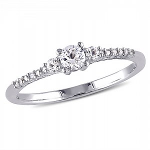 Everly Women's Diamond Sterling Silver Engagement Ring