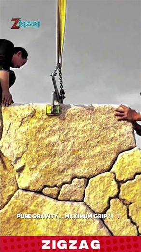 Durable & Efficient Stone Lifting Clamp for Installing Massive Blocks in Construction Sites