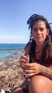 Ever wondered how to wear a hairwrap on dreadlocks? 🌊✨ It’s so simple, loop, slide, pull… and you’re ready to rock your mermaid style 🧜‍♀️💙 . The Whispers of the Sea hairwraps are hand-crafted with shells, stones, and colours inspired by my home island, Cyprus 🏝️ Perfect for dreadlocks, plaits, or loose hair. . They’re a limited edition drop, once they’re gone, they’re gone. Find your favourite now and bring a little seaside magic with you, wherever you are 🌞 . Shop via the link in my bio �