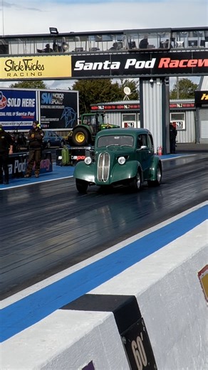 Ford Pop Race Car at Santa Pod Raceway #FordPop #dragracing #dragracing #dragrace #racecar Ford UK RPM Army | Dragstrip Logic