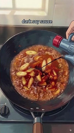 Spicy Sichuan Boiled Beef Tutorial #ghiblistyle #chinesecooking #food #cooking