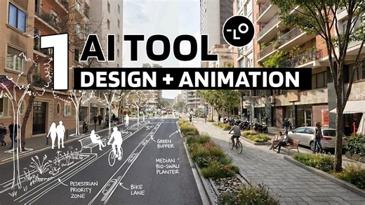 Turn a Street Photo into a Full Streetscape Animation with AI | Prompt