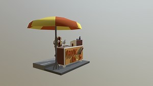 HOTDOGMAN - 3D model by Tar.Arunsawat