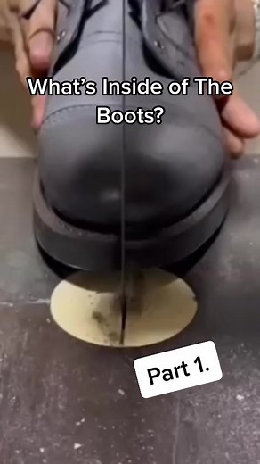 A Common Question 🤓 🔪. #bootseason #mensboots #goodyearwelted #cutinhalf #thursdayboots #amazonfinds #tiktokmademebuyit