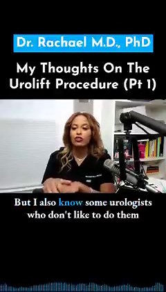 I've seen both kinds of responses from men who get the UroLift procedure done. There's some that swear by it and say it was the greatest thing they could've done, and there are those who have had plenty of side effects. In my opinion, this procedure isn't something that I would recommend to my own patients because if there is an issue with the clips getting dislodged, or any other issues that come with putting something foreign in your body like that, you now have to convince the urologist to go