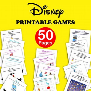 Printable Disney Games  - Super Creative | Hotmart