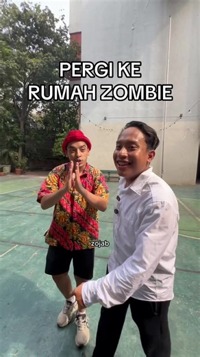 dari pada zombi mending zumba | daffa ariq rumah hantu