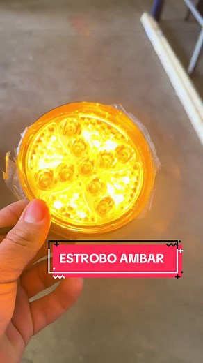 Estrobo en ambar - Descubre la belleza de la combinación de luces y colores
