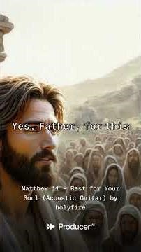 Matthew 11 – Rest for Your Soul (Acoustic Guitar)