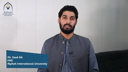 6.7K views · 16 reactions | Mr. Saad Ali, a System Analyst at IBCC and MS Project Management student, shares how Riphah International University supports professionals in overcoming time management challenges. He highlights RIPHAH’s flexibility and commitment, making it an ideal choice for those pursuing higher education alongside their careers. | Riphah International University | Facebook