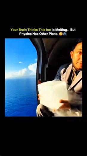 wahid on Instagram: "This Ice Never Melts — And the Reason Feels Almost Unreal This isn’t normal ice. It’s dry ice — solid carbon dioxide behaving in a way that looks unreal 👀 Instead of melting into liquid, dry ice undergoes sublimation, changing directly from solid to gas. No melting. No dripping. No liquid phase at all. In low-pressure environments like high altitude, this process speeds up, creating thick, fog-like clouds that flow and spill across the surface. Why? Because dry ice exists b