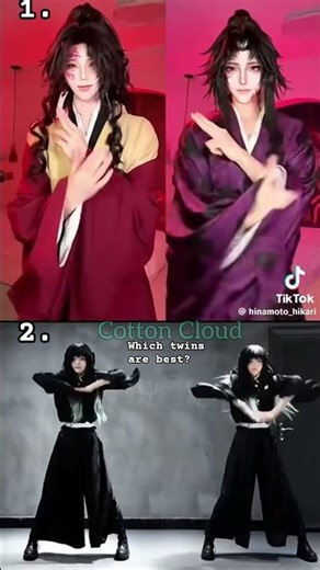 tanjiro and muichiro cosplay dance🔥#cosplay #demonslayer #anime #voiceacting #knycosplay#zaralarsson