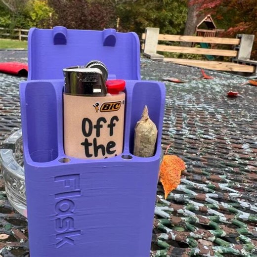 🔥🎁✨ Stash Flask | Pipe-shaped pre-rolled cigarette and lighter container with magnetic lid | Holds 2 or 4 King Cones pre-rolled cigarettes | Exquisite travel cigarette holder! 🌟💨🎄 | Tailorsgift