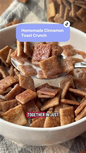 Homemade Cinnamon Toast Crunch Cereal Recipe