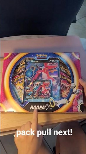 Hoopa V box opening #tcg #pokemon #shorts #rare