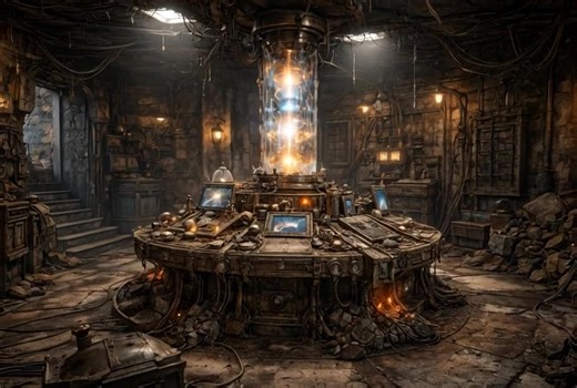 The Scrap-Built TARDIS What if the TARDIS was rebuilt from whatever survived? A junkyard time machine — damaged, repaired, and barely holding together, yet still capable of crossing history. Time travel powered by ingenuity, not perfection. #TARDIS #TimeTravel #PostRepair #SciFiConcept #AlternateDesign