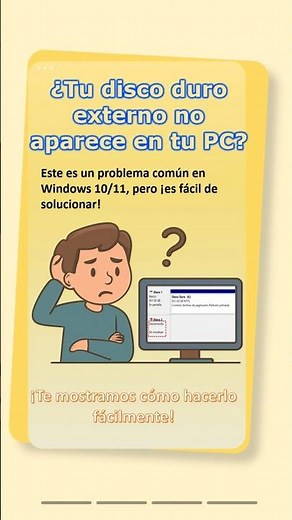 👉 ¿Tu PC no detecta el disco duro externo? Solución fácil en 3 pasos #windows10 #tips #shorts