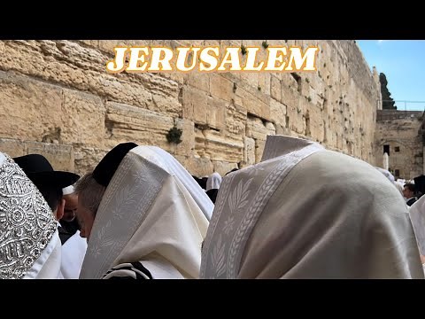 The Priestly Blessing and Passover Jewish prayer at the Western Wall in Jerusalem,Israel 2025