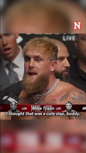Mike Tyson Slaps Jake Paul At The Weigh-in