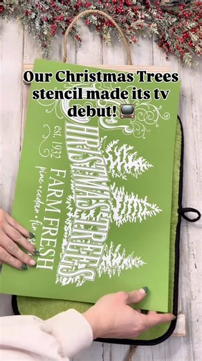 Magnolia Design Co. DIY, Home Decor & Crafts | Did you catch THAT?! 👀 Magnolia Design Co. just made it on Good Morning America! Our Christmas Trees Stencil was featured during a PayPal... | Instagram