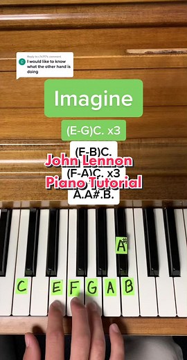 Learn 'Imagine' by John Lennon on Piano with this Tutorial!