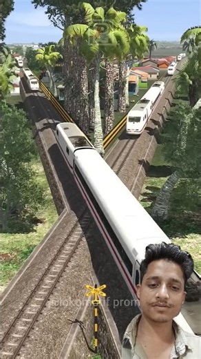 🚄 Banyak Kereta Api Cepat Melintasi Persilangan Berbahaya Kereta Api | Momen Menegangkan di Rel!