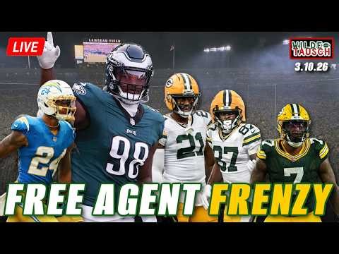 LIVE: Packers SHAKEUPS in NFL Free Agency -- Nate Hobbs RELEASED | Wilde and Tausch 3.10.26