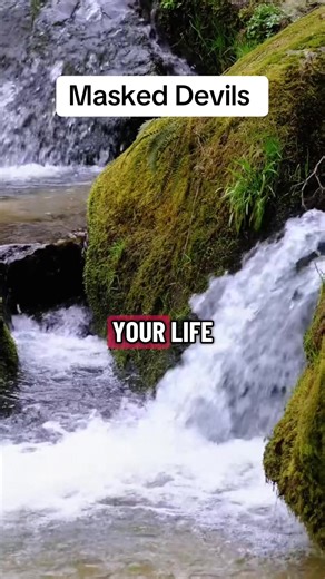 Masked Devils! Be alert, conscious and fully aware. The enemy of our souls, is always seeking out God’s people to devour. #thedevil #spiritualwarfare #christiancoaching #christiandevotional