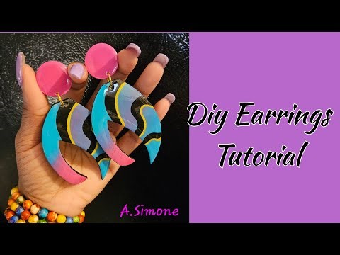 DIY EARRINGS TUTORIAL | DIY JEWELRY| HOW TO MAKE EARRINGS AT HOME
