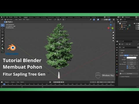 Tutorial Blender membuat pohon Part 1