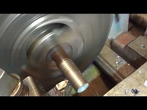 Конусная резьба учусь резать на токарном станке 1К62.