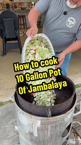 10 Gallon Jambalaya Recipe to Feed 100 People