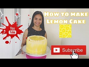 How to Make Moist Lemon Cake | Easy Lemon Cake Recipe | Elsie Porras Moore