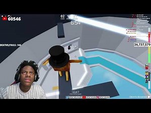 I beat ISHOWSPEED in ROBLOX TOWER OF HELL!!