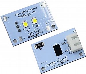 DA41-00676J Refrigerator LED Light Board, Compatible For Samsung Refrigerator LED Light, Samsung Refrigerator LED Light Module Replacement AP6000168 PS11732779 EAP11732779（2 pcs）