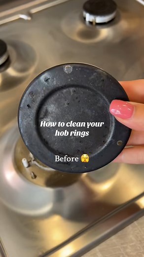 Look at that before and after 😍 Here's how to clean your hob rings ✨ | AO