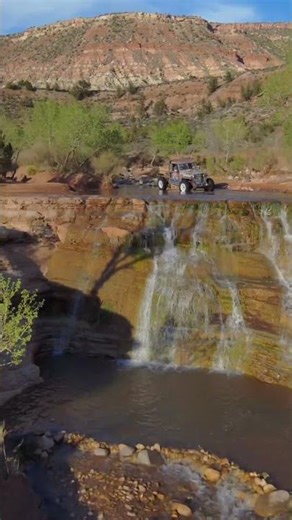 willy’s jeep truck toquerville falls southern utah viral