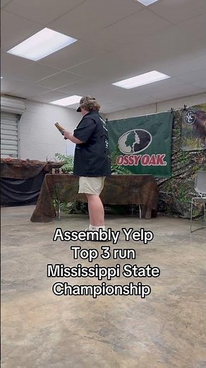 Turkey Calling- Assembly Yelp for a top 3 finish at the Mississippi State Calling Contest #turkey