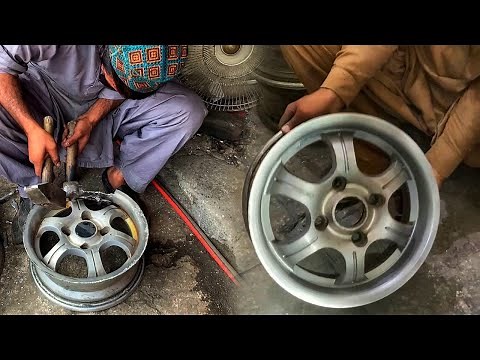How to Properly Repair a Bent Wheel || How to Fix a Wobbly Wheel || How to Fix Bent Wheel Rim