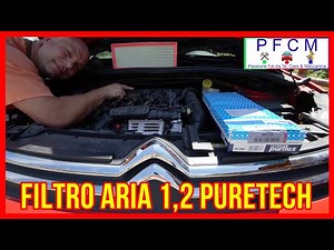 Air filter replacement for the Citroen C3