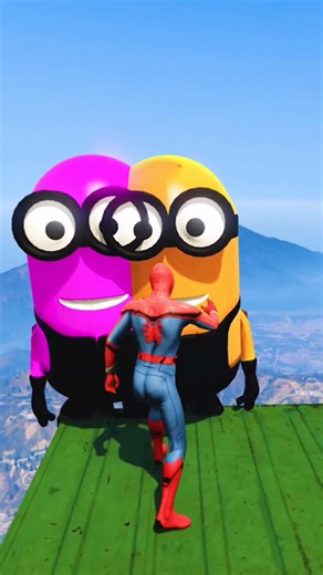 GTA 5 Epic Water Ragdolls Spiderman Jump/Fails Ep 187 #shorts