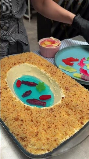 Jello Beach Cake #Shorts