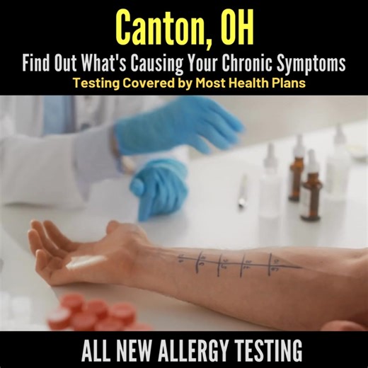 📍 Canton - Still struggling with fatigue, bloating, weight gain, or skin issues... even though you’ve “tried everything”? You might be dealing with hidden allergies that silently inflame the body and disrupt your health. Common triggers like dust, mold, or pollen can lead to: ❌ Weight loss resistance ❌ Gut & digestive problems ❌ Brain fog & fatigue ❌ Autoimmune flare-ups ❌ Thyroid & hormonal imbalances ❌ Chronic pain, sinus issues & snoring The good news? With one simple in-office test, we can 