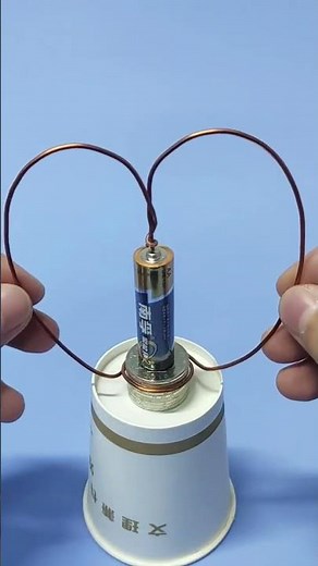 DIY Magnetic Rotating Experiment #magneticexperiment #diyexperiment #magneticscience