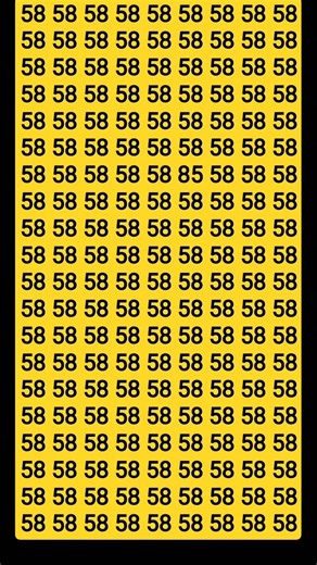 find this number 85?