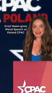 Cosplay Kristi went to Poland. #kristinoem #parody #politicalsatire #politicalcomedy #politicalhumor #comedy #poland #cpac | Mermaidmamamaggie