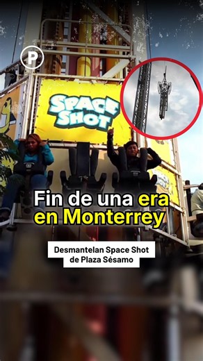 Desmantelan el Space Shot en Monterrey: El adiós al icónico juego de Plaza Sésamo