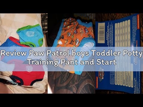 Review Paw Patrol boys Toddler Potty Training Pant and Starter Kit With Stickers and Tracking Chart